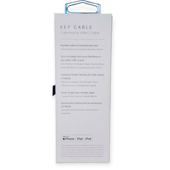 Native Union Key Cable Zebra Lightning to USB-C Charger – NWT - Picture 2 of 3